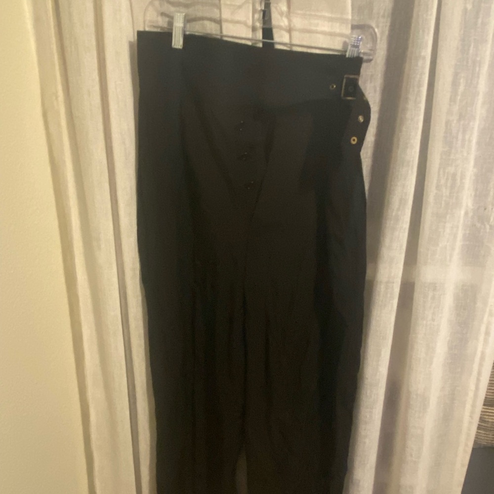 Nick Coleman black trousers with button closure in size 30 vintage